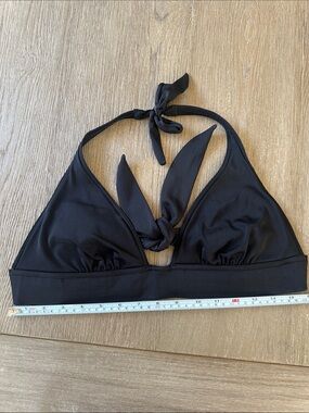 Victoria’s Secret Black Halter Bikini Top